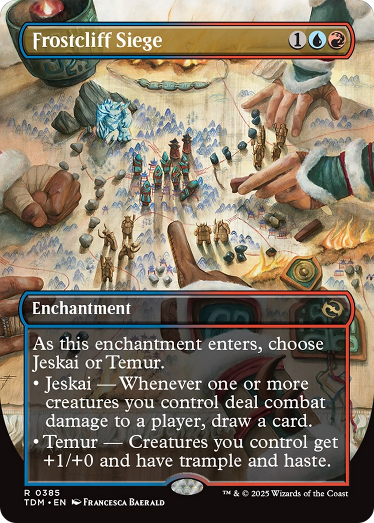 Frostcliff Siege (Borderless) (TDM-385) - Tarkir: Dragonstorm: (enchantment)