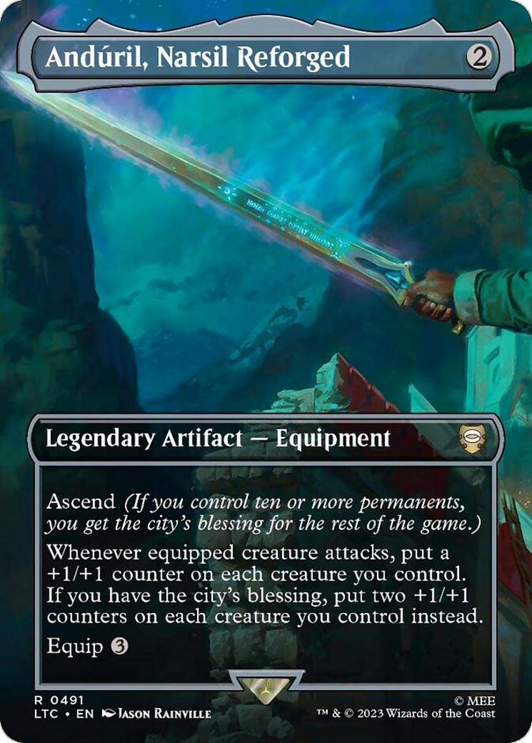 Anduril, Narsil Reforged (Borderless) [LTC - 491]