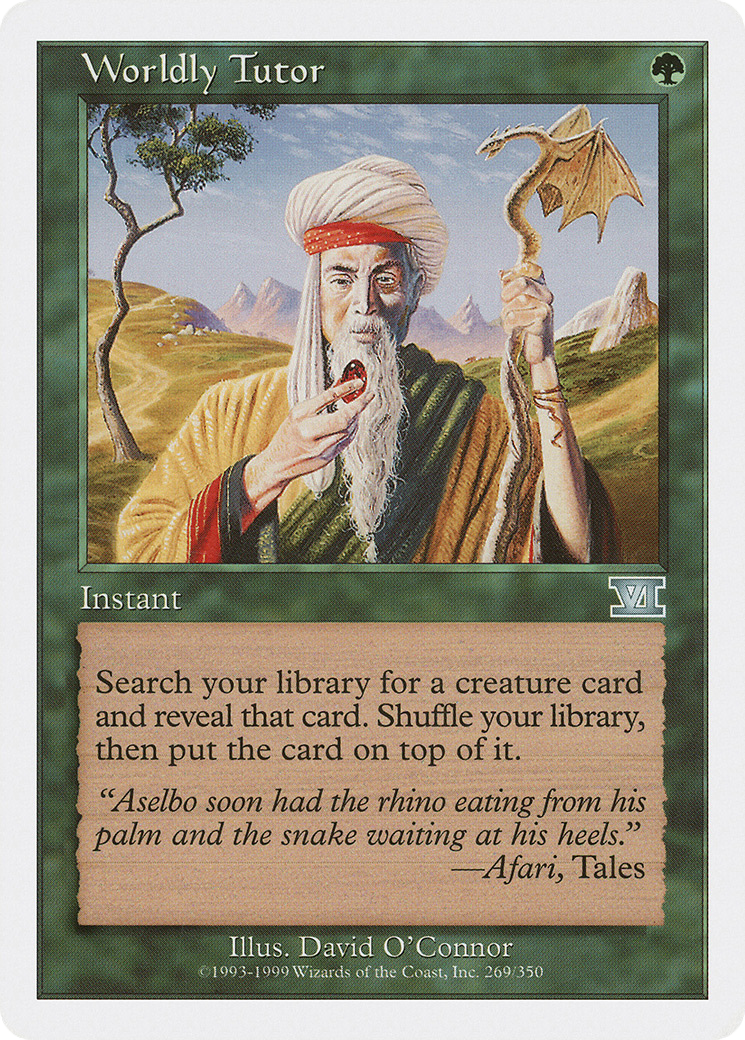 Worldly Tutor [6ED - 269]