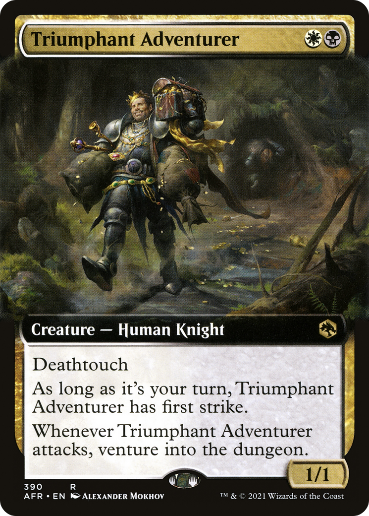 Triumphant Adventurer (Extended Art) [AFR - 390]