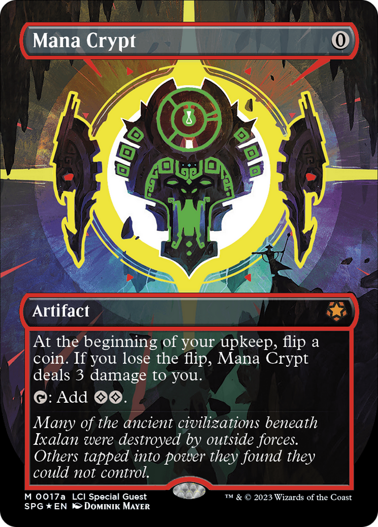 Mana Crypt (0017a) (Borderless) (SPG-17A) - Special Guests Foil