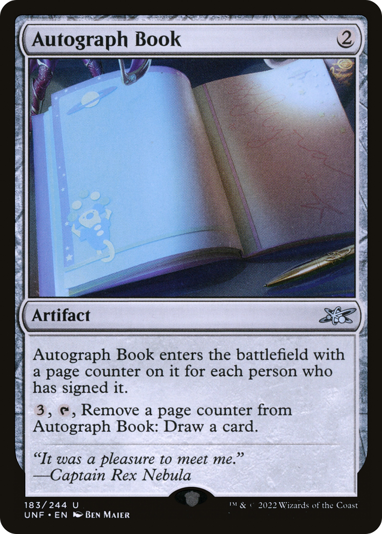 Autograph Book [UNF - 183]
