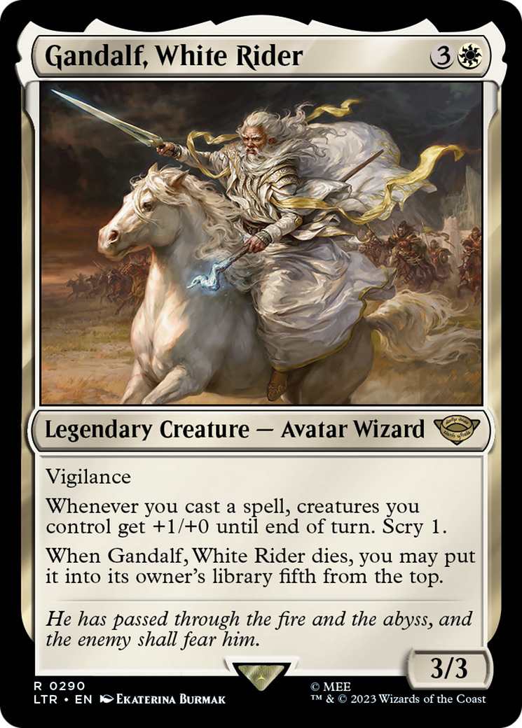 Gandalf, White Rider [LTR - 290]