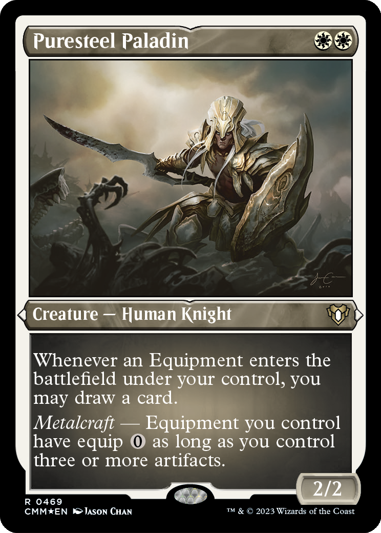Puresteel Paladin (Foil Etched) [CMM - 469]