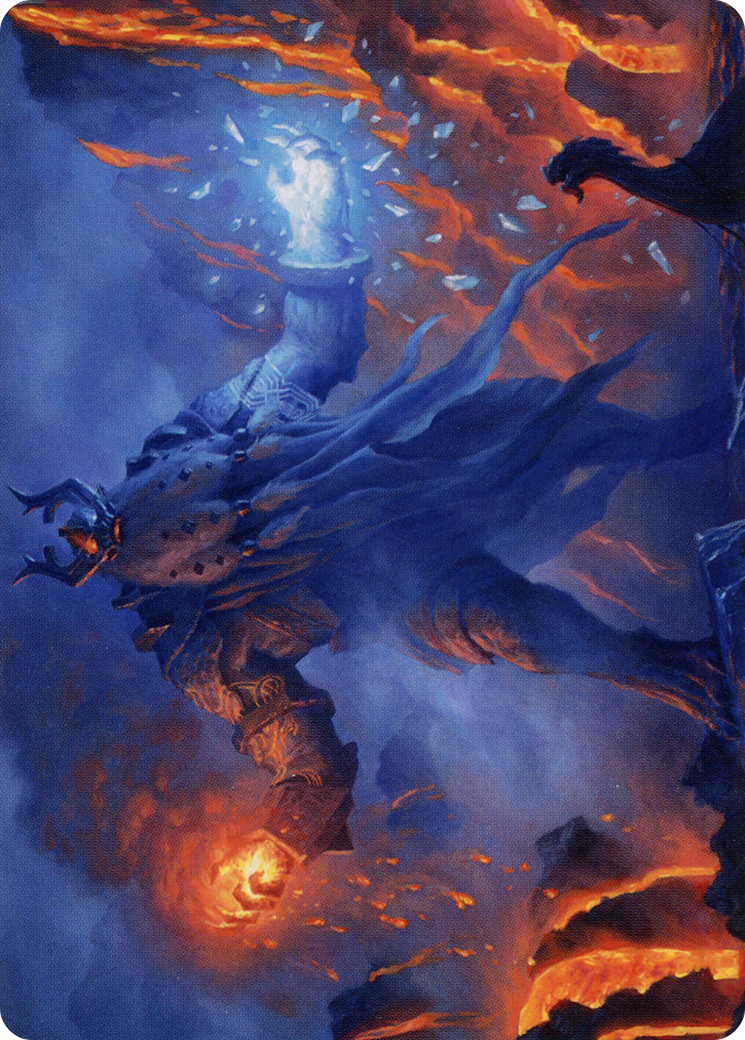 Aegar, the Freezing Flame Art Card [ASKHM - 55]