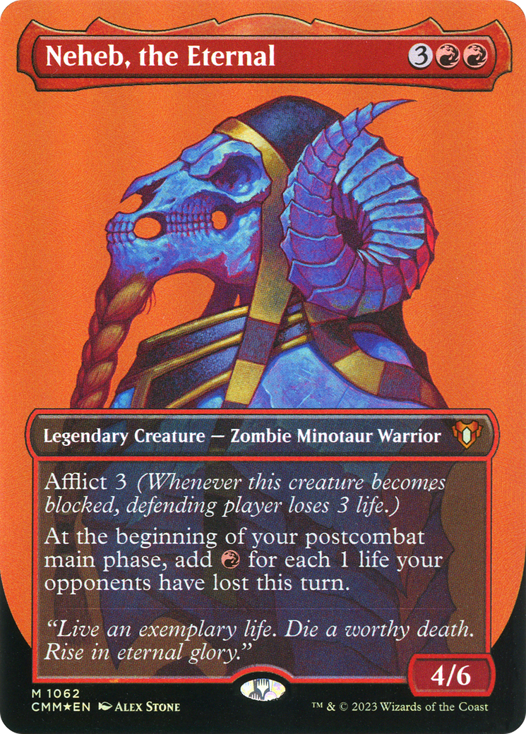 Neheb, the Eternal (Textured Foil) [CMM - 1062]