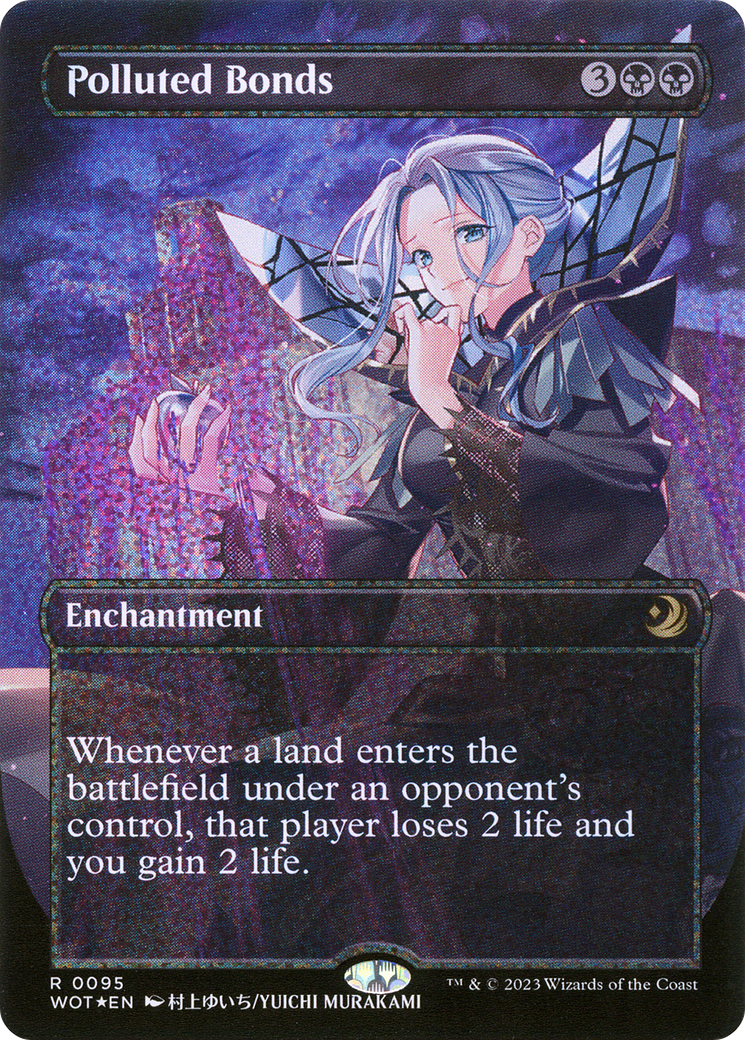 Polluted Bonds (Anime Borderless) (Confetti Foil) [WOT - 95]