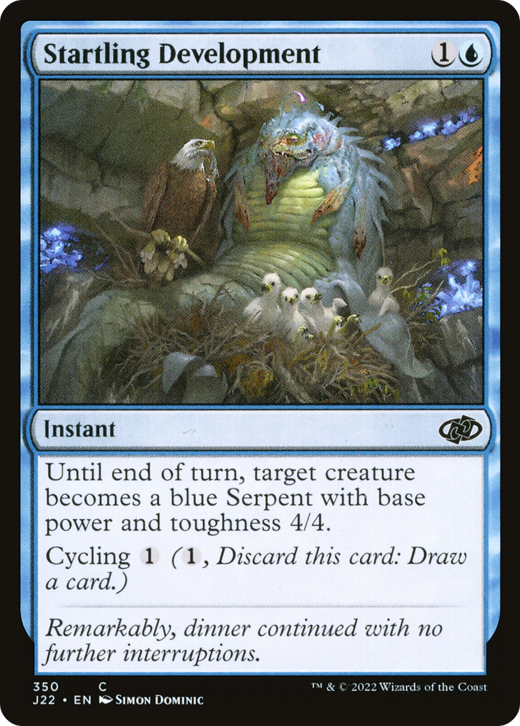 Startling Development [J22 - 350]
