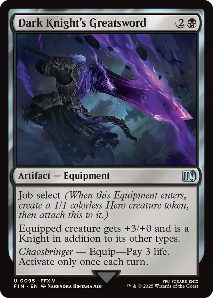 Dark Knight's Greatsword (FIN-095) - FINAL FANTASY