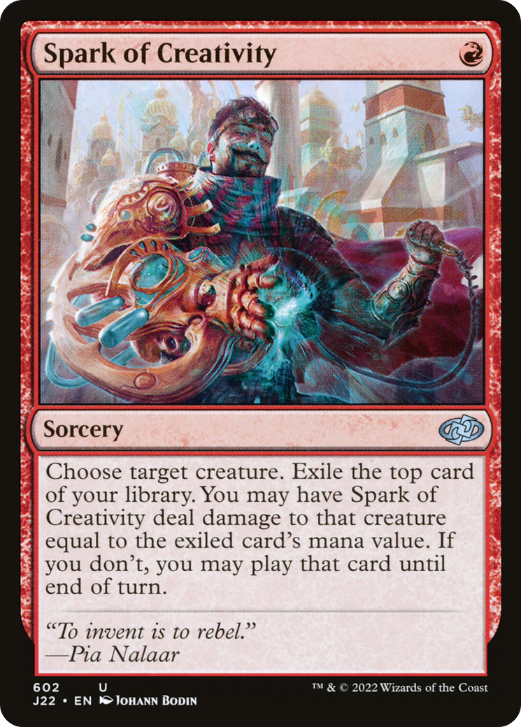 Spark of Creativity [J22 - 602]