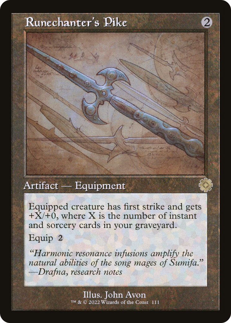 Runechanter's Pike (Schematic) [BRR - 111]