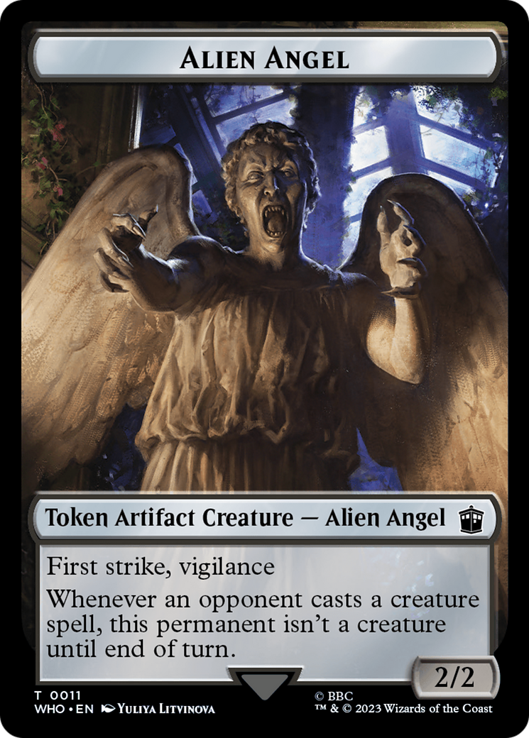 Alien Angel (TWHO-011) - Doctor Who Tokens
