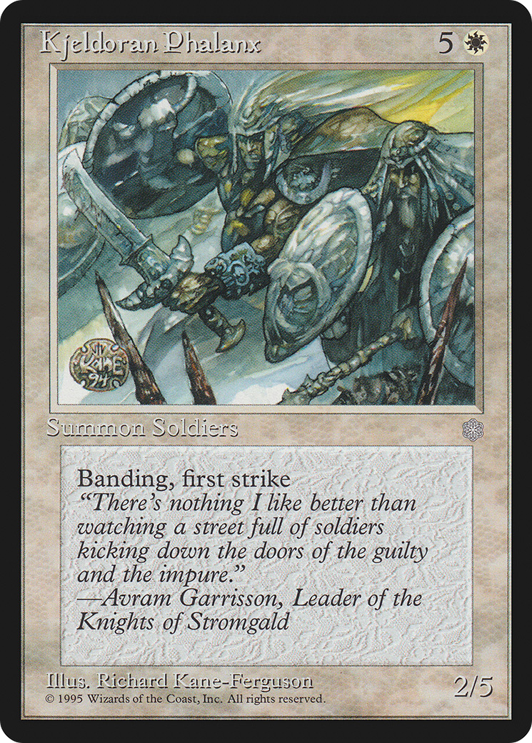 Kjeldoran Phalanx [ICE - N/A]