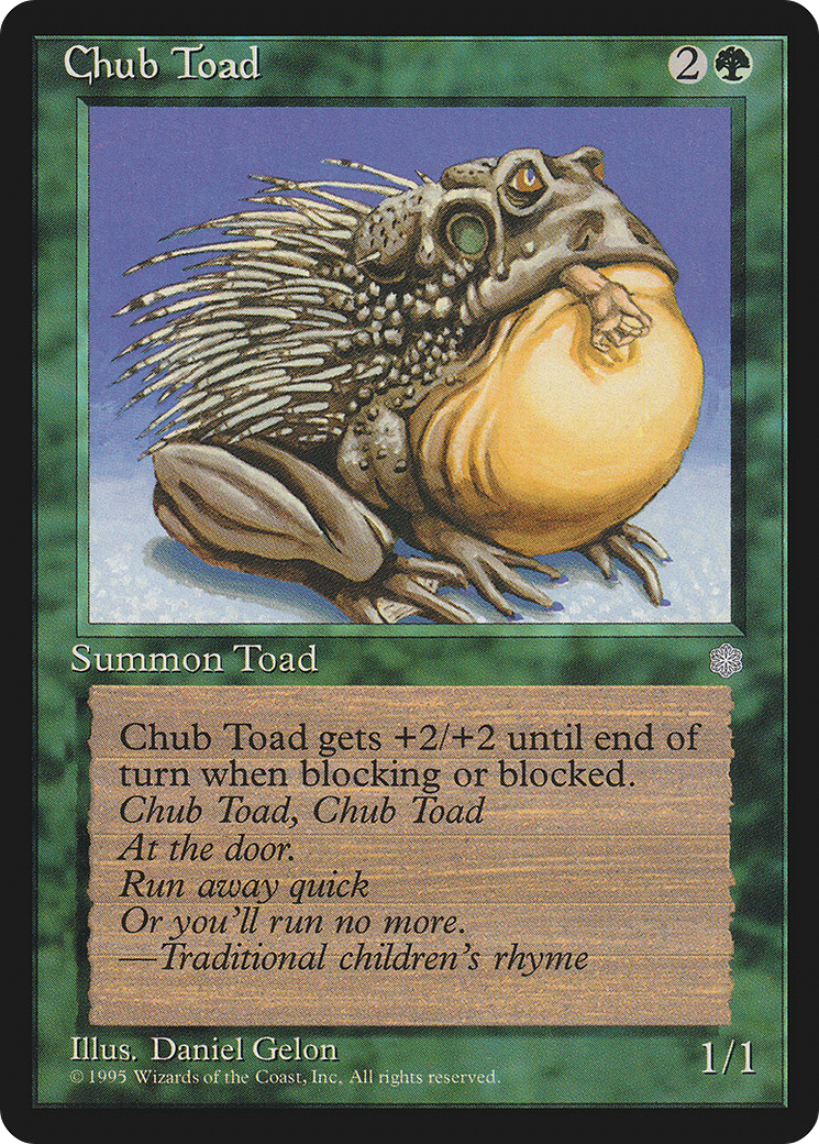 Chub Toad [ICE - N/A]