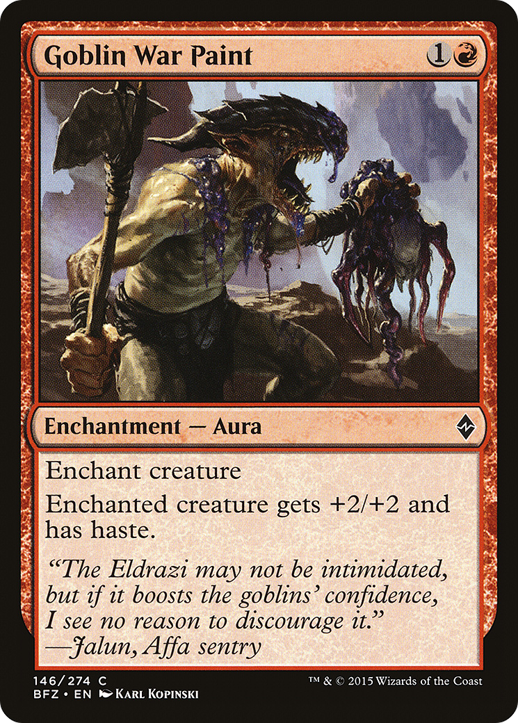 Goblin War Paint [BFZ - 146]