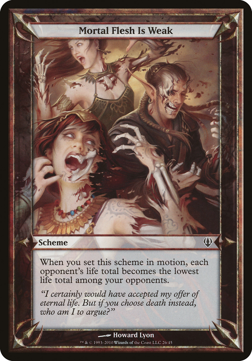 Mortal Flesh Is Weak (Archenemy) [OVER - N/A]