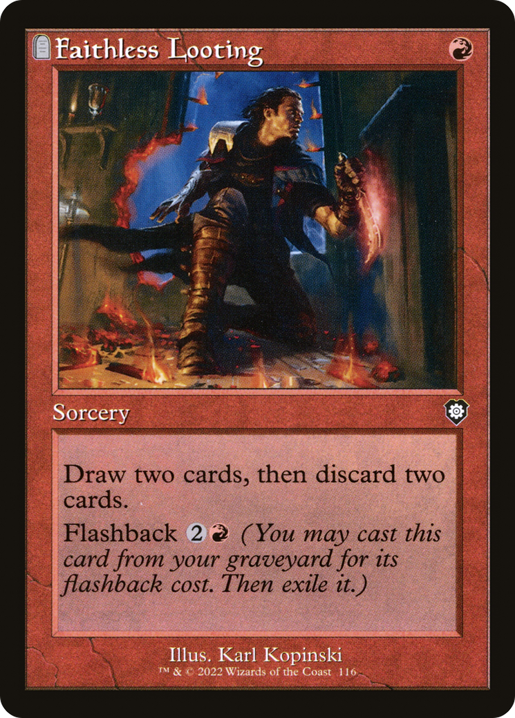 Faithless Looting (Retro Frame) [BRC - 116]