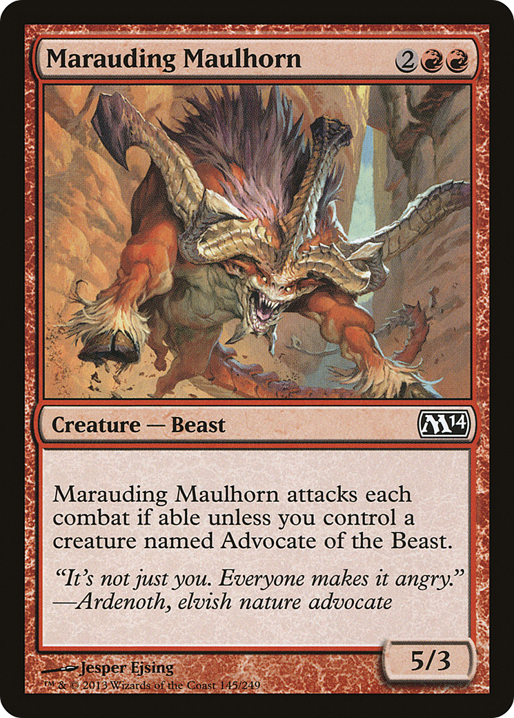Marauding Maulhorn [M14 - 145]