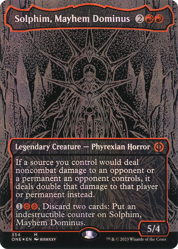 Solphim, Mayhem Dominus (Oil Slick Raised Foil) [ONE - 354]