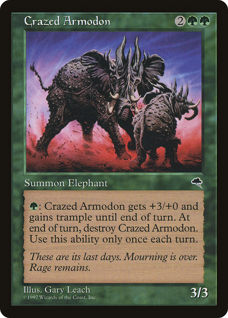 Crazed Armodon [TMP - 220]