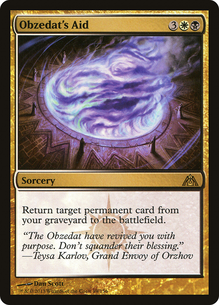 Obzedat's Aid [DGM - 89]
