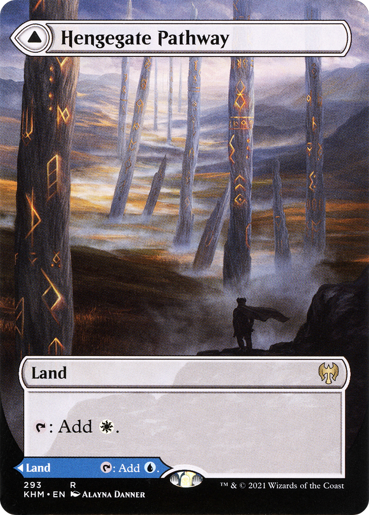 Hengegate Pathway (Borderless) (KHM-293) - Kaldheim: (Showcase) Foil