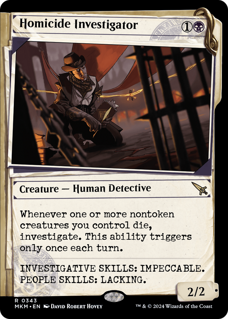 Homicide Investigator (Showcase) [MKM - 343]