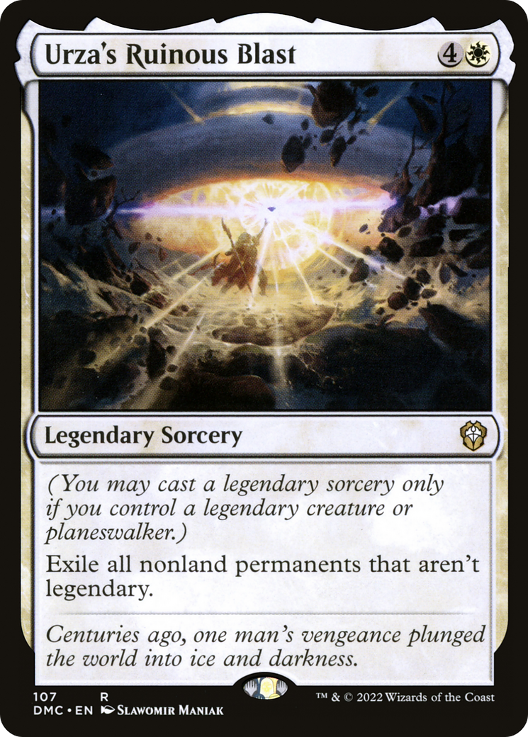 Urza's Ruinous Blast [DMC - 107]