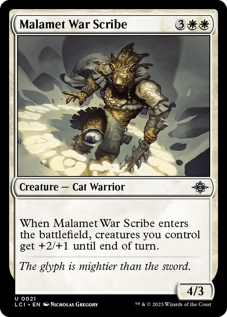 Malamet War Scribe [LCI - 21]
