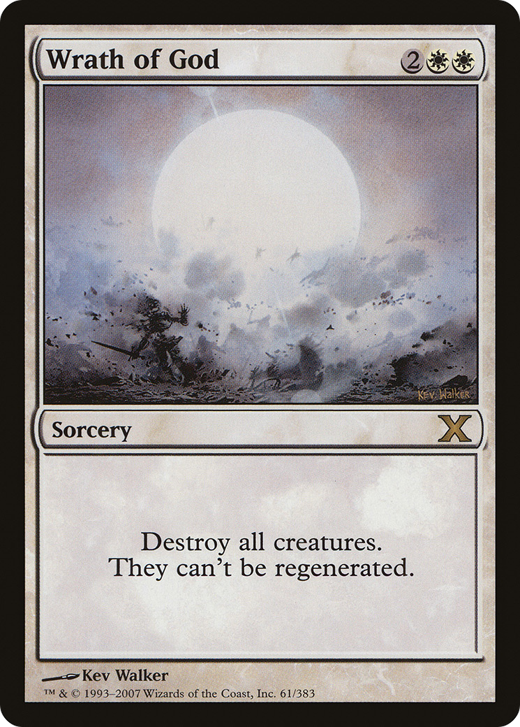 Wrath of God (10E-061) - Tenth Edition