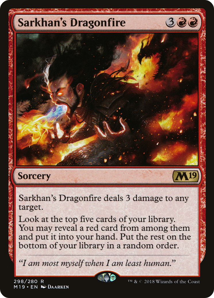 Sarkhan's Dragonfire [M19 - 298]