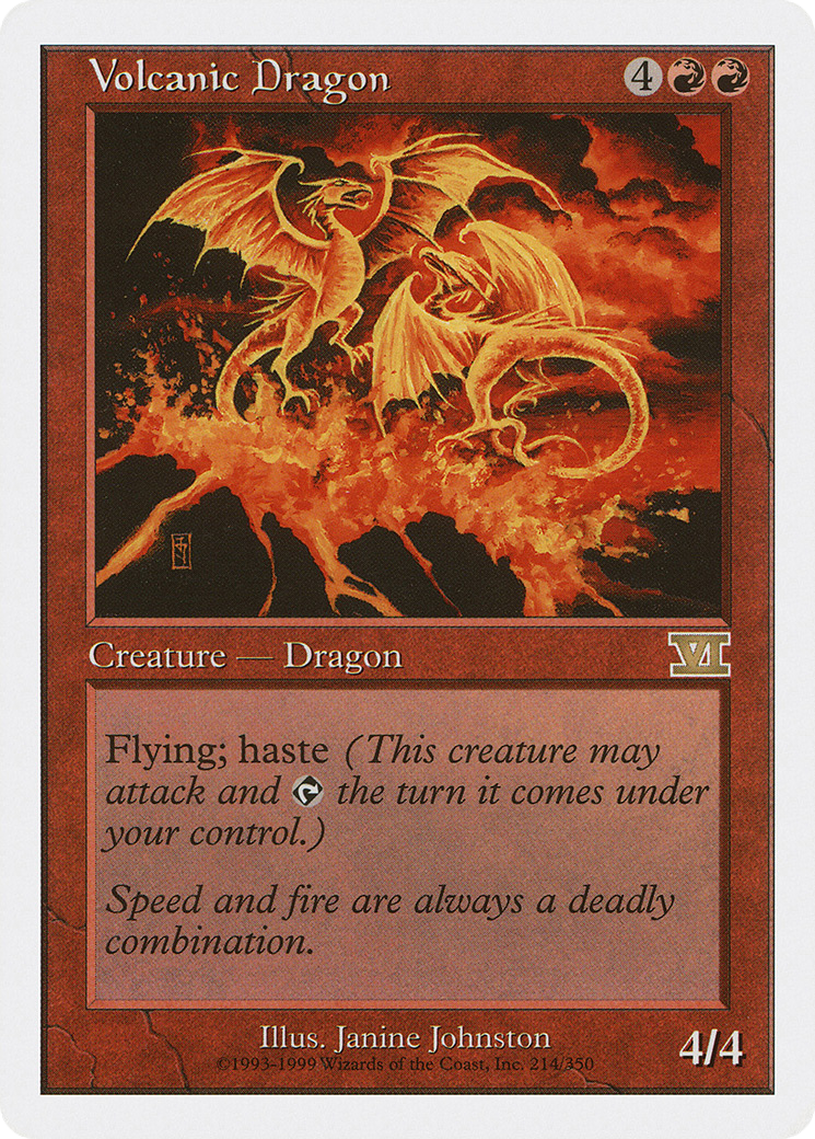 Volcanic Dragon [6ED - 214]