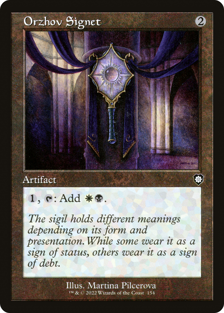 Orzhov Signet (Retro Frame) [BRC - 154]