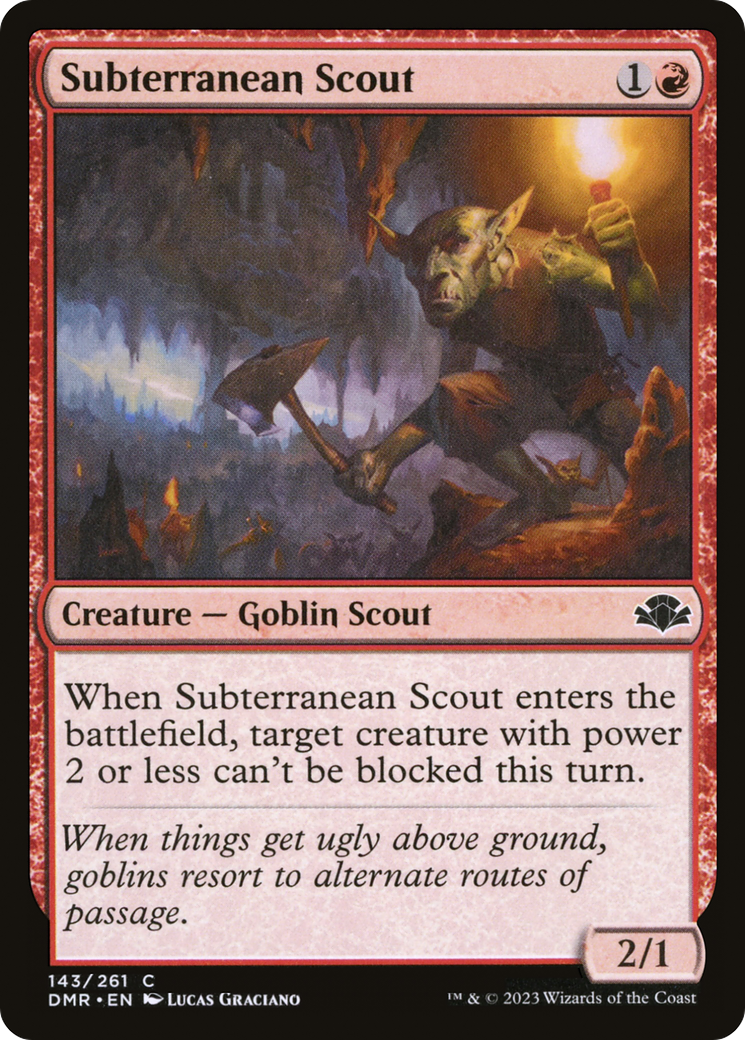 Subterranean Scout [DMR - 143]