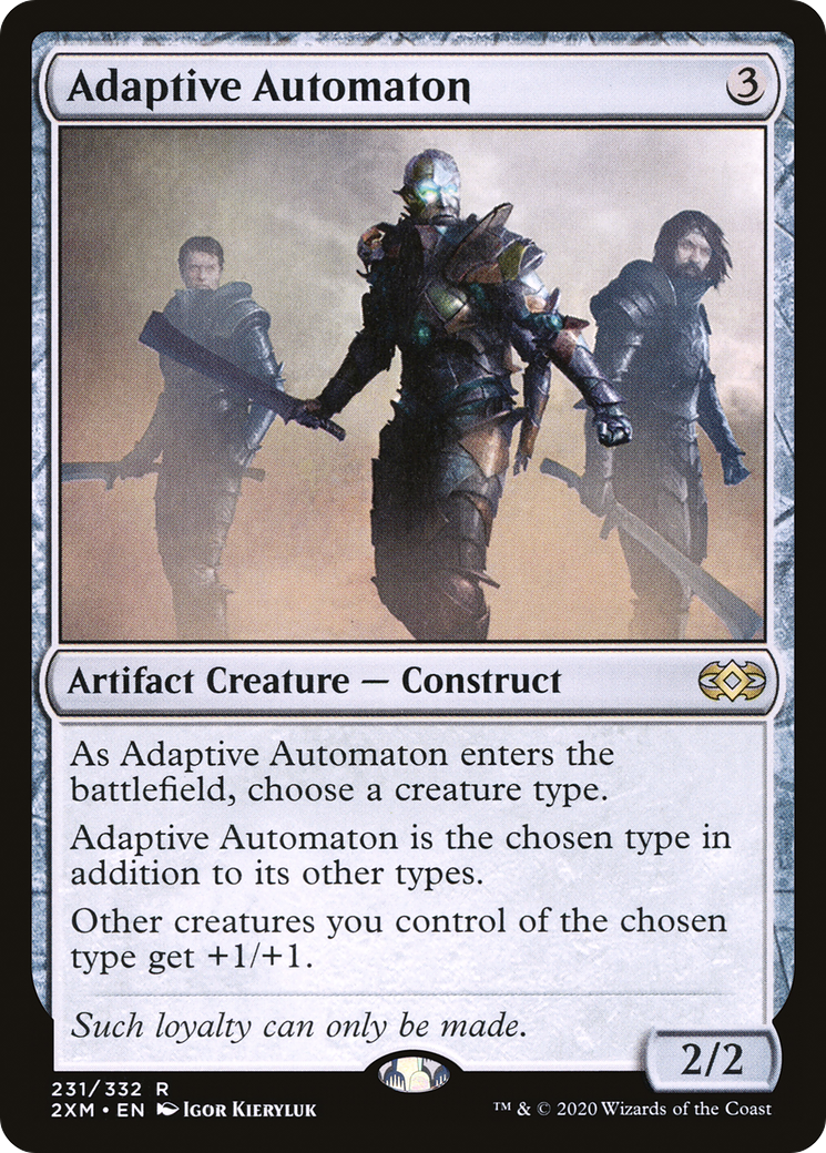 Adaptive Automaton [2XM - 231]