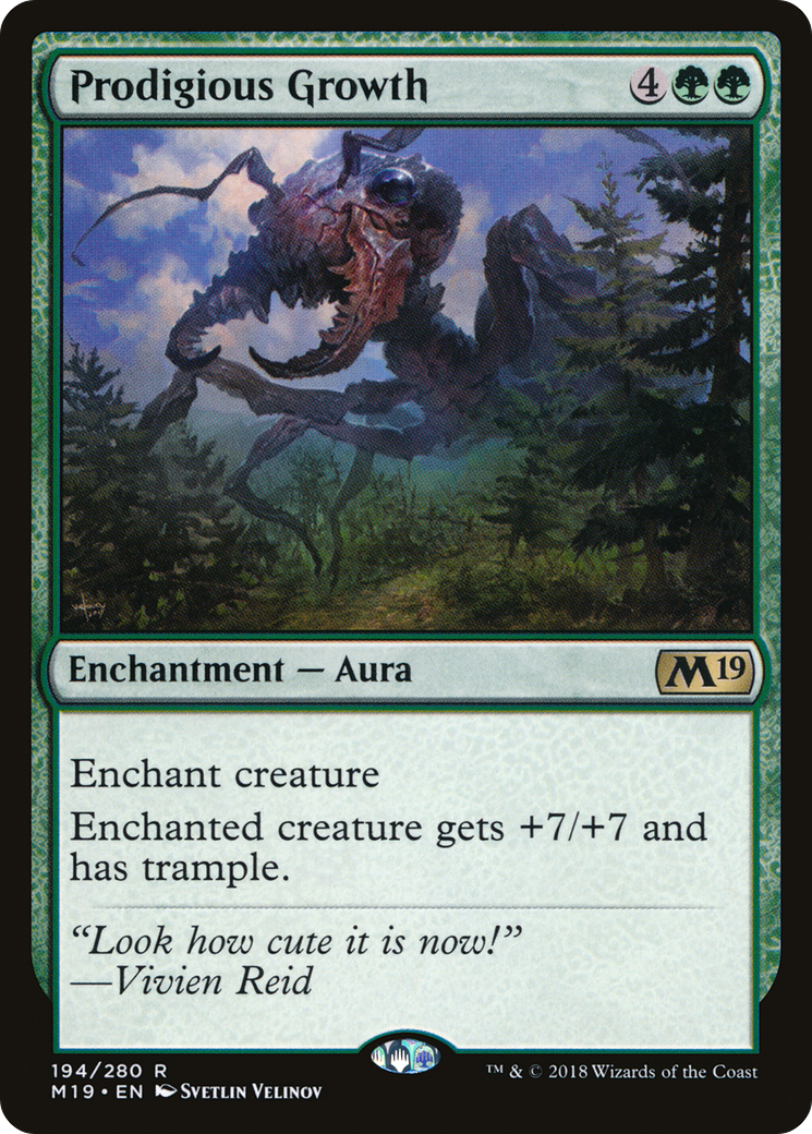 Prodigious Growth [M19 - 194]