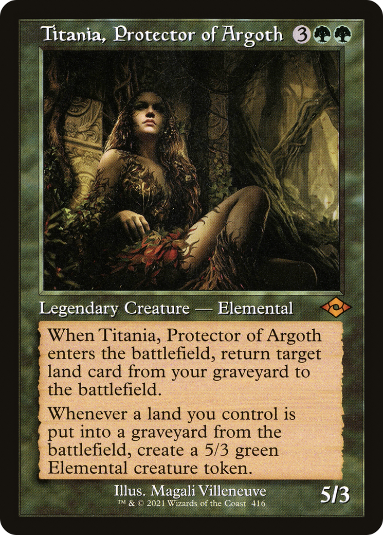 Titania, Protector of Argoth (Retro Frame) [MH2 - 416]