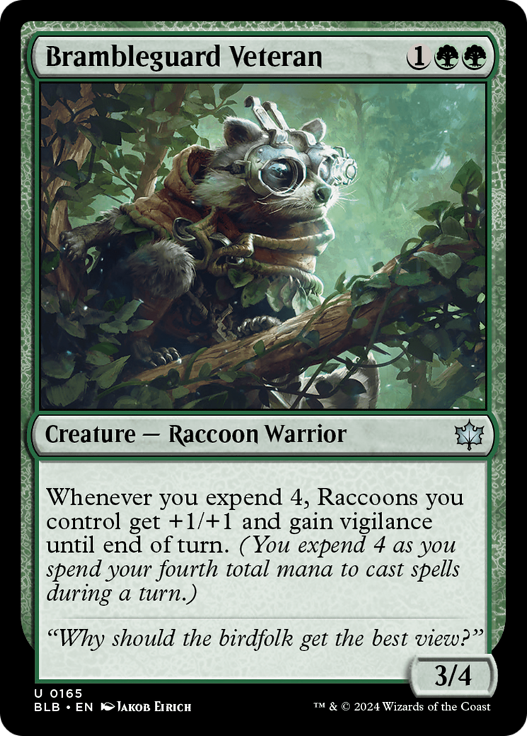 Brambleguard Veteran (BLB-165) - Bloomburrow Foil