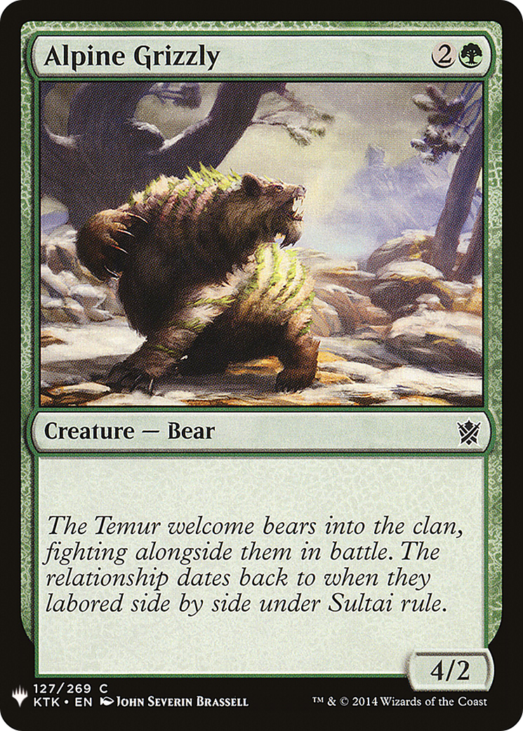 Alpine Grizzly [LIST - 127]