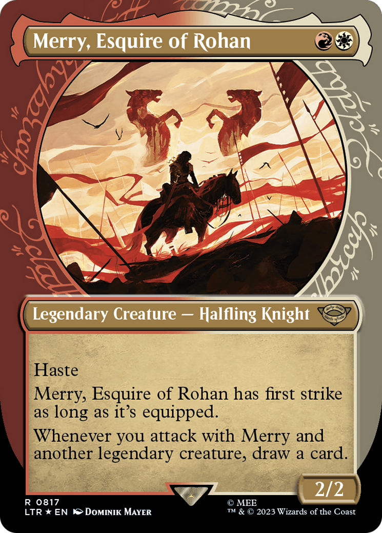 Merry, Esquire of Rohan (Showcase) (Surge Foil) [LTR - 817]