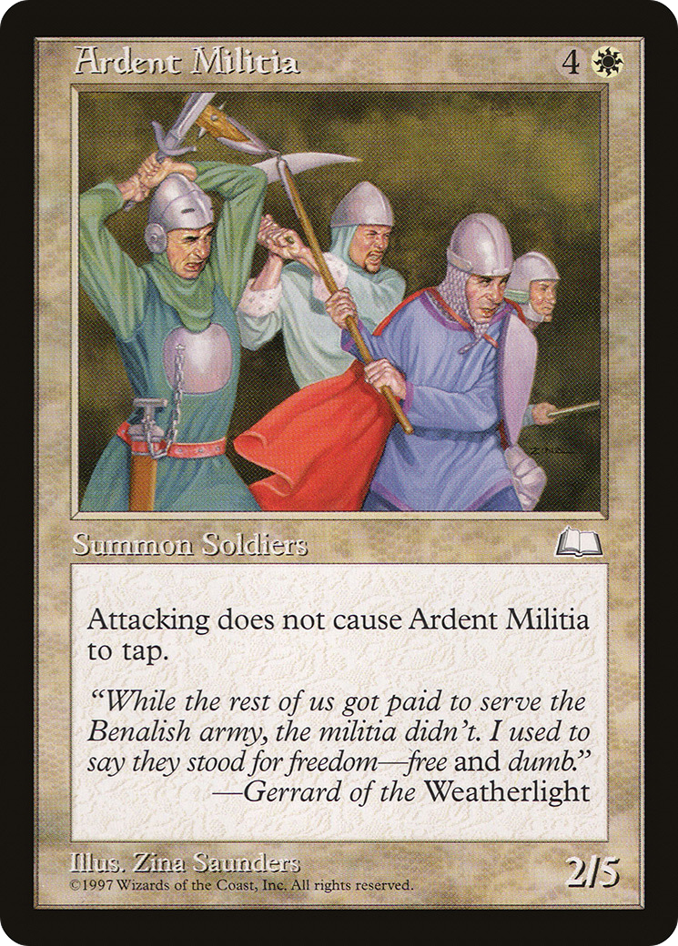 Ardent Militia [WTH - N/A]