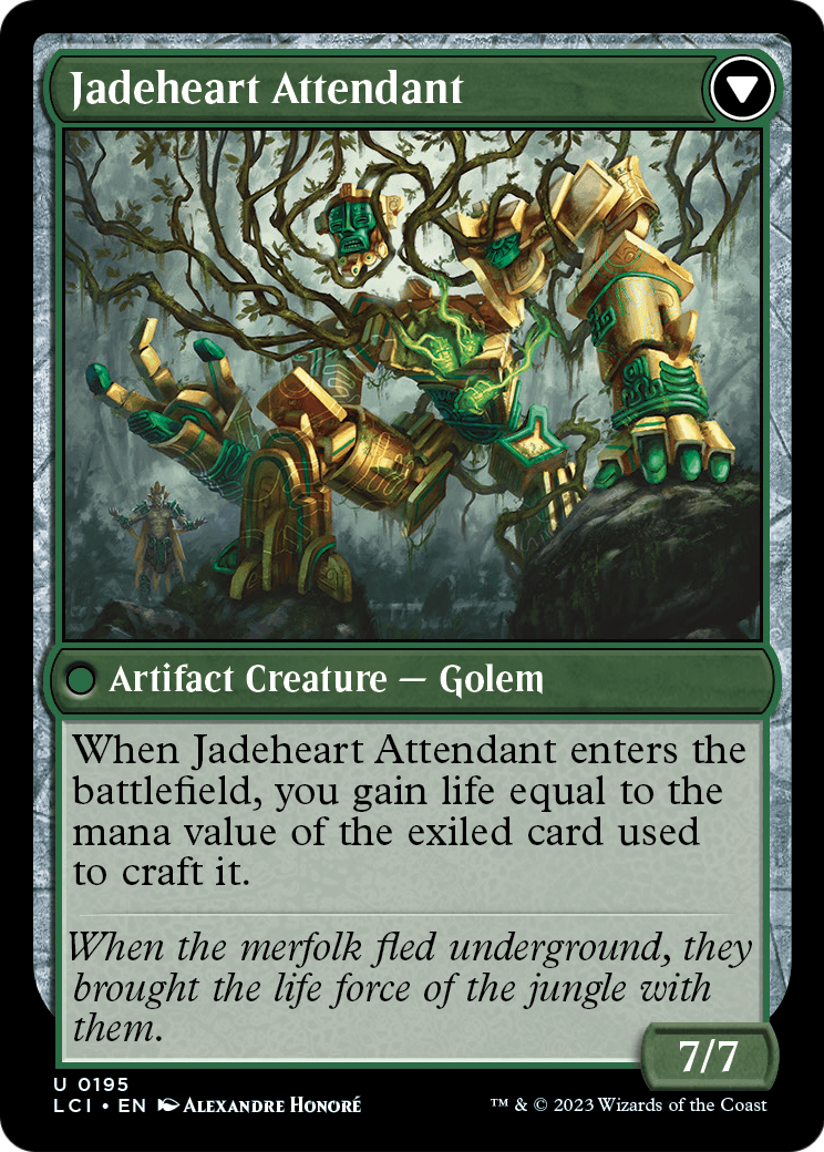 Jade Seedstones (LCI-195) - The Lost Caverns of Ixalan Foil