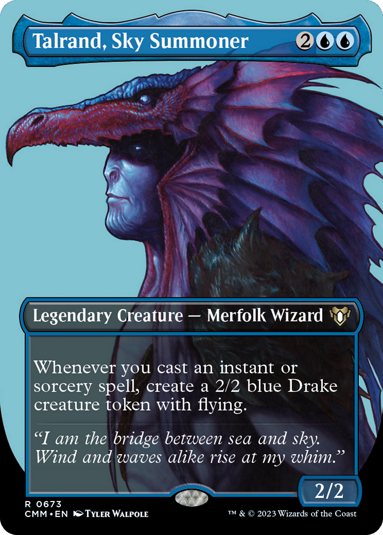 Talrand, Sky Summoner (Borderless) [CMM - 673]