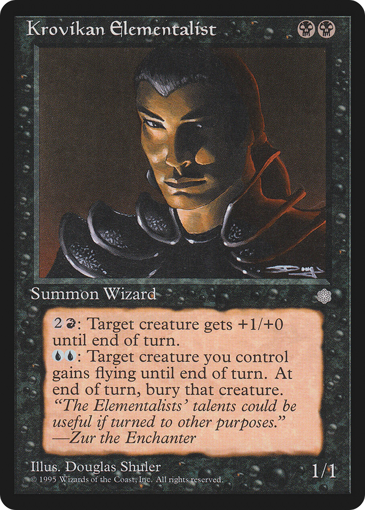 Krovikan Elementalist [ICE - N/A]