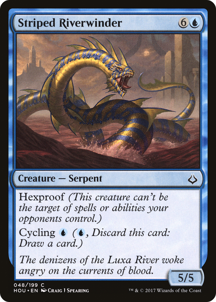 Striped Riverwinder [HOU - 48]
