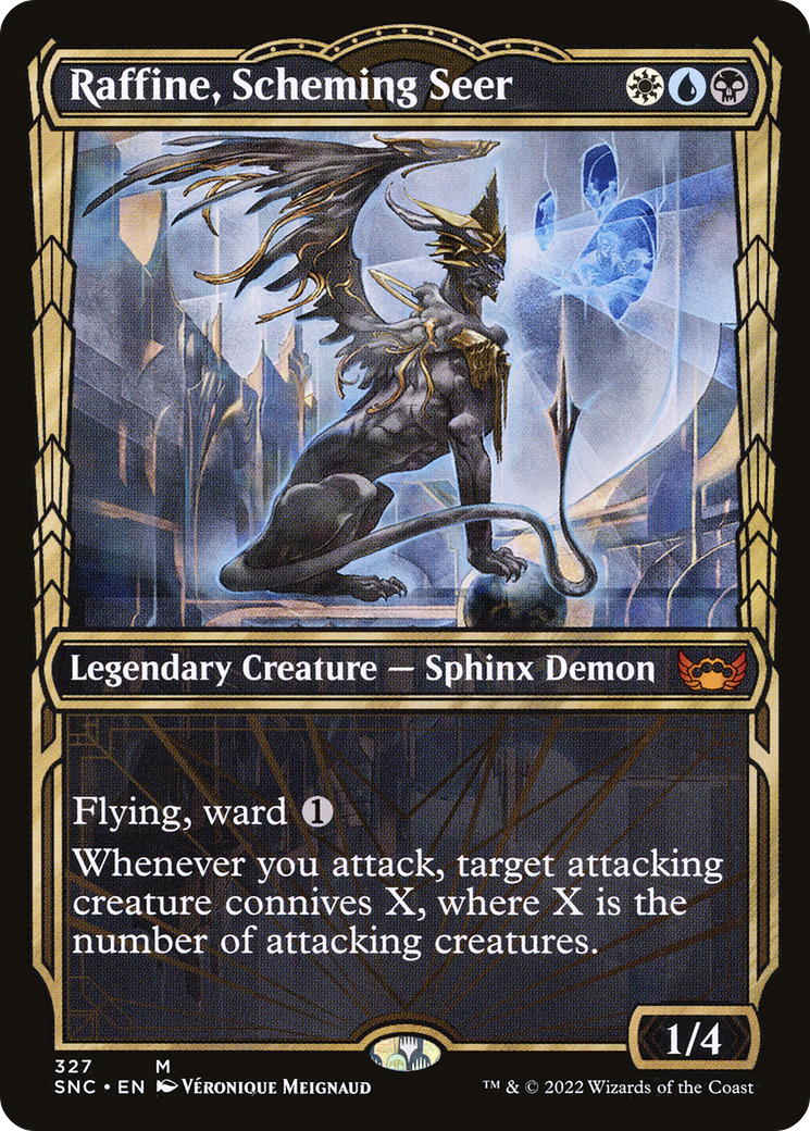 Raffine, Scheming Seer (Showcase) (SNC-327) - Streets of New Capenna: (Showcase) Foil