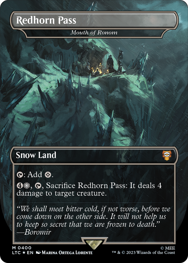 Redhorn Pass - Mouth of Ronom (Surge Foil) [LTC - 400]