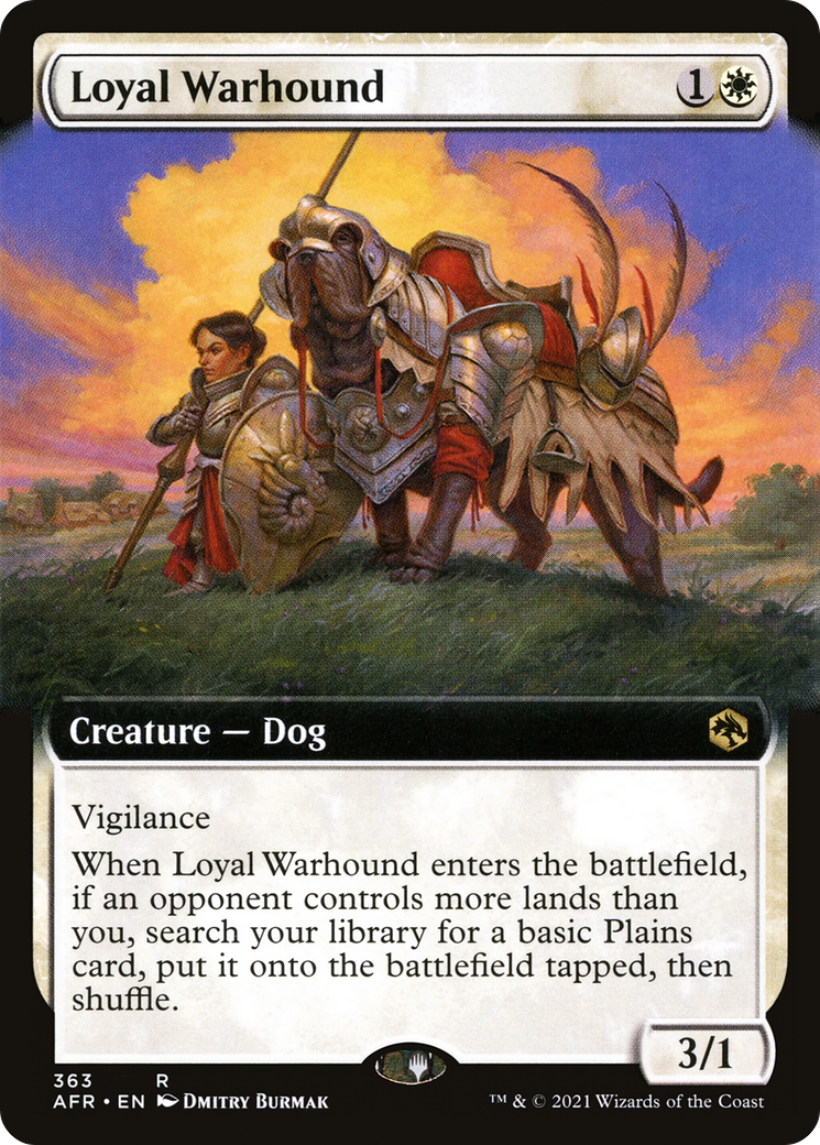 Loyal Warhound (Extended Art) [AFR - 363]