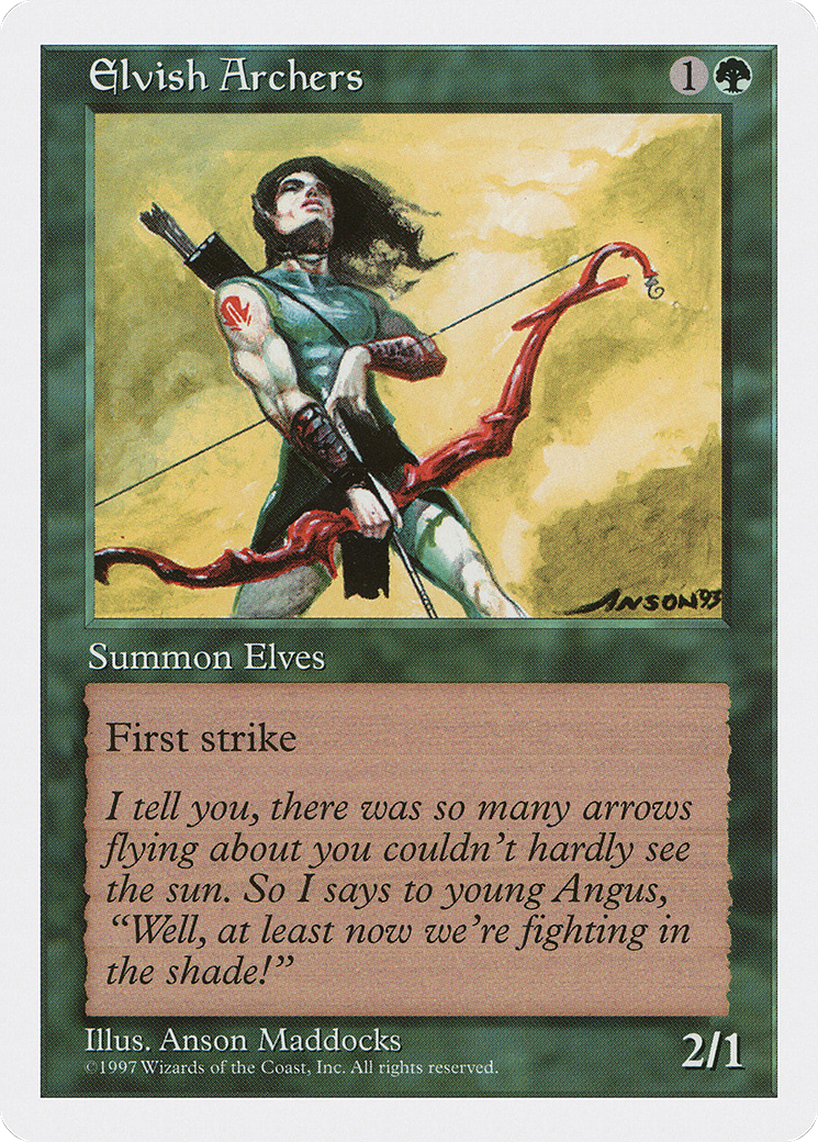 Elvish Archers [5ED - N/A]