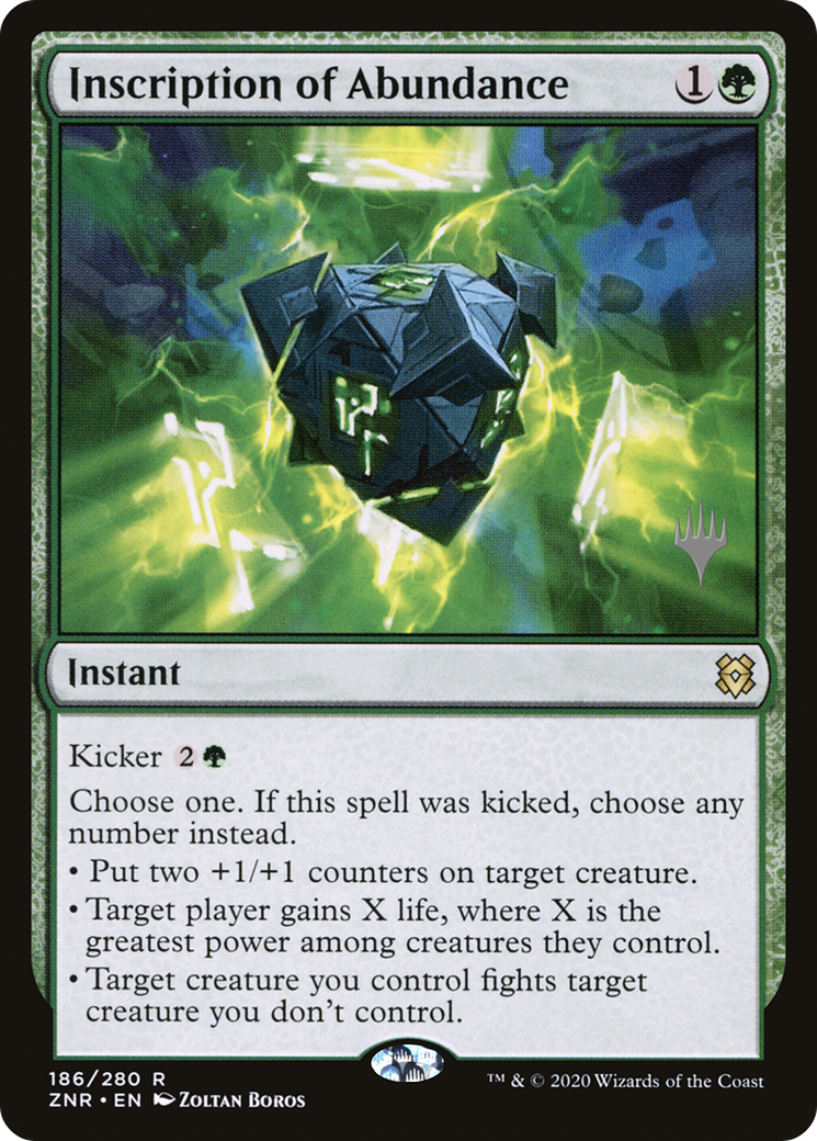 Inscription of Abundance [PPZNR - 186]